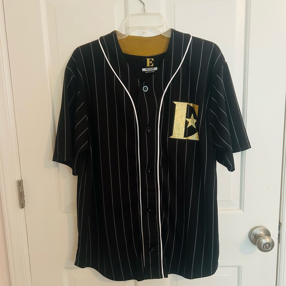 Elton John #25 Farewell Yellow Brick Road Tour Baseball Jersey Sz M NEOT